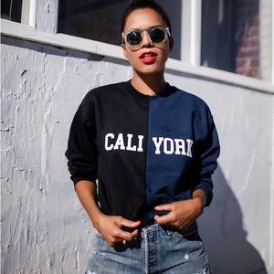 Cynthia Rowley Cali York Cropped Sweatshirt